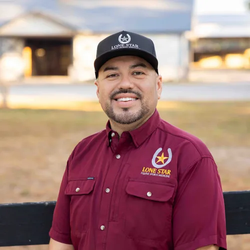 Dr. Francisco Alvarez, equine veterinarian at Lone Star Equine Sports Medicine